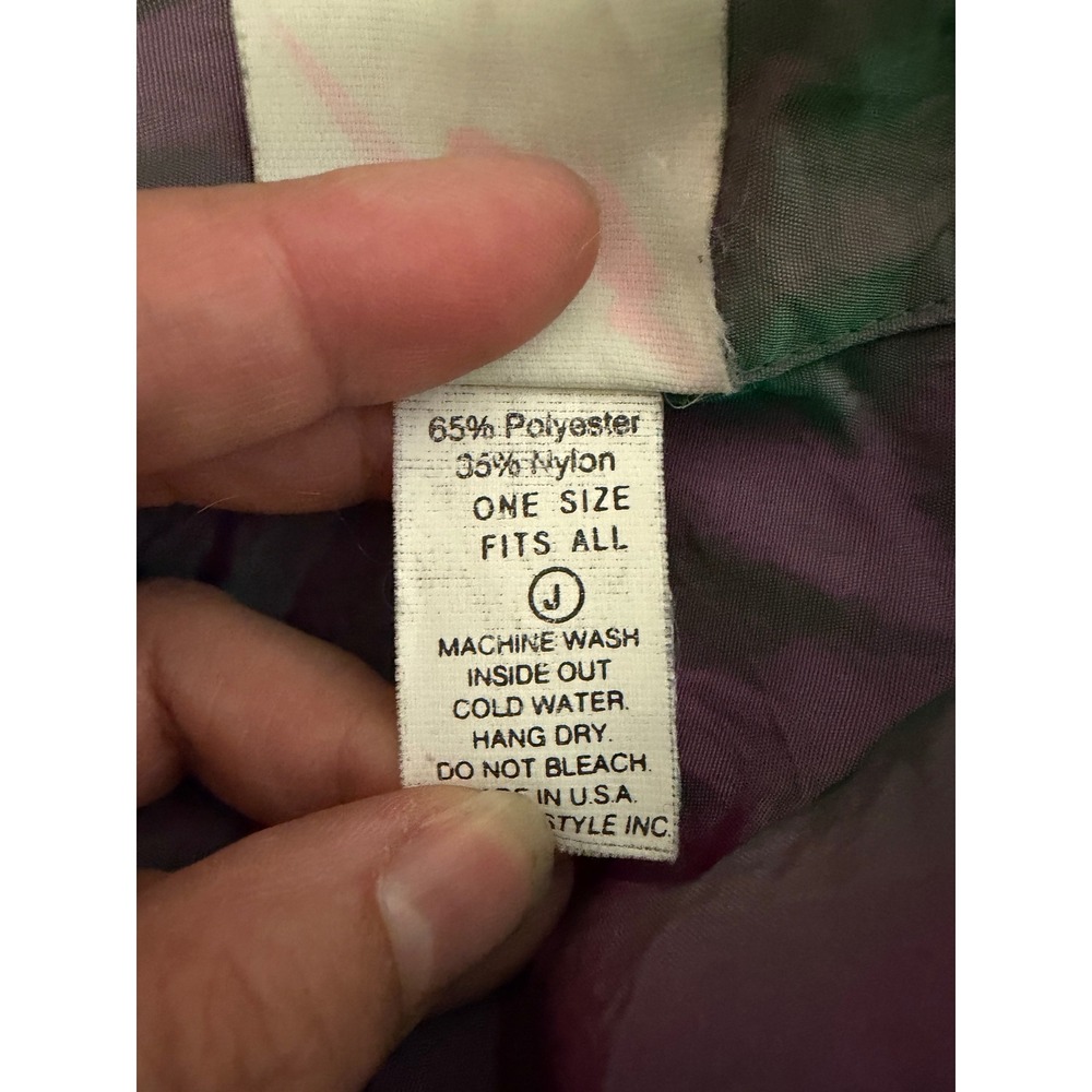 Vintage Surf Style Interplanetary Body Gear Iridescent Windbreaker 90s OSFA - Picture 6 of 6